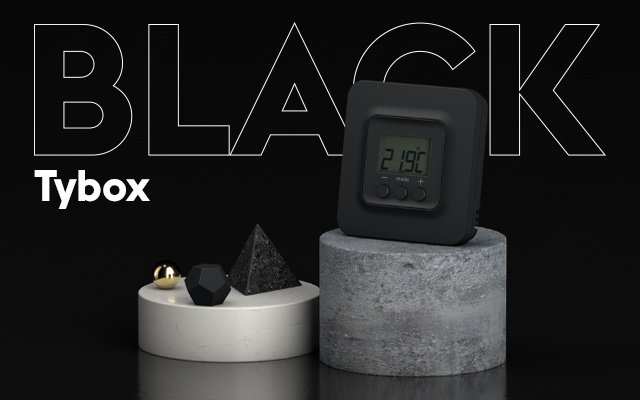 Delta Dore termostato di collegamento Tybox black 5101