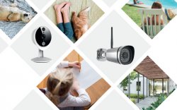 Telecamere connesse interna e esterna